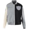 Pro Standard Womens NFL Reverse French Terry Wool Varsity Jacket(Black)