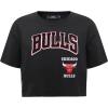 Womens NBA Retro Classics Cotton Short Sleeve Boxy Tee(Black)