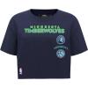 Womens NBA Retro Classics Cotton Short Sleeve Boxy Tee(Midnight Navy)