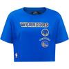 Womens NBA Retro Classics Cotton Short Sleeve Boxy Tee(Royal Blue)