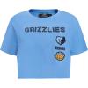 Womens NBA Retro Classics Cotton Short Sleeve Boxy Tee(University Blue)
