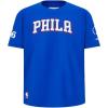Big Boys NBA Classic Chenille Cotton Short Sleeve Tee(Royal Blue)