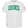Big Boys NBA Classic Chenille Cotton Short Sleeve Tee(White)