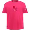 Big Girls NBA Classic Triple Pink Cotton Short Sleeve Slim Fit Tee(Beetroot Purple)