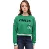 Pro Standard Big Girls NFL Retro Classics Crewneck Sweatshirt(Kelly Green)