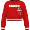 Pro Standard Big Girls NFL Retro Classics Crewneck Sweatshirt(Red)