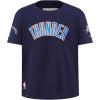 Pro Standard NBA Boys Big Boys NBA Oklahoma City Thunder Classic Player Cotton Short Sleeve Tee(Midnight Navy)