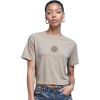 Pro Standard Womens NBA Wingspan Short Sleeve Boxy Tee(Taupe)