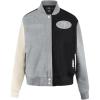 Pro Standard Womens NFL Reverse French Terry Wool Varsity Jacket(Black)
