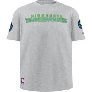 Big Boys NBA Classic Chenille Cotton Short Sleeve Tee(Heather Grey)