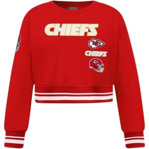 Pro Standard Big Girls NFL Retro Classics Crewneck Sweatshirt(Red)