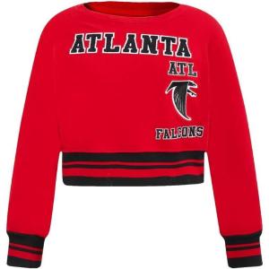 Pro Standard Big Girls NFL Retro Classics Crewneck Sweatshirt(Red/Black)