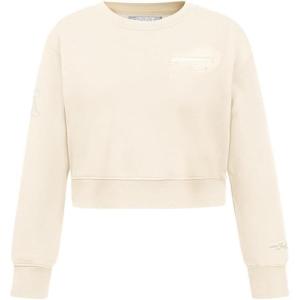 Pro Standard Big Girls NFLNeutral Crewneck Sweatshirt(Eggshell)
