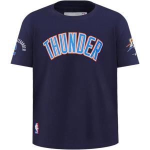 Pro Standard NBA Boys Big Boys NBA Oklahoma City Thunder Classic Player Cotton Short Sleeve Tee(Midnight Navy)