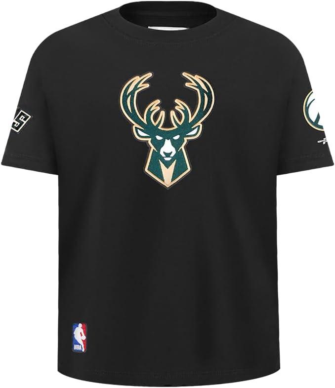 image:imageBig Boys NBA Retro Classics Cotton Short Sleeve TeeBlack