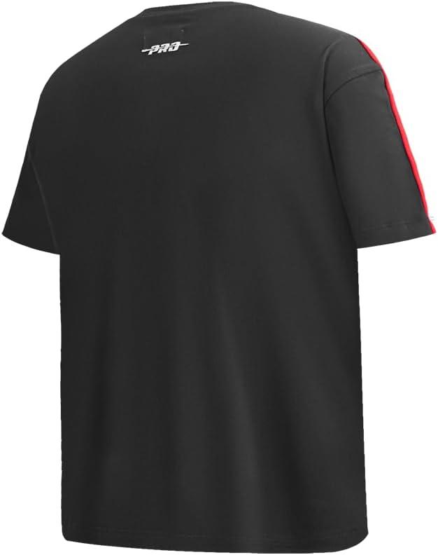 image:imagePro Standard Big Boys NBA Chicago Bulls Retro Classics Short Sleeve Taping Tee BlackRed M