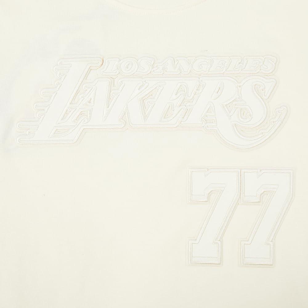 image:imagePro Standard Big Boys NBA Los Angeles Lakers Luka Doncic 77 Neutrals Short Sleeve Tee Eggshell S