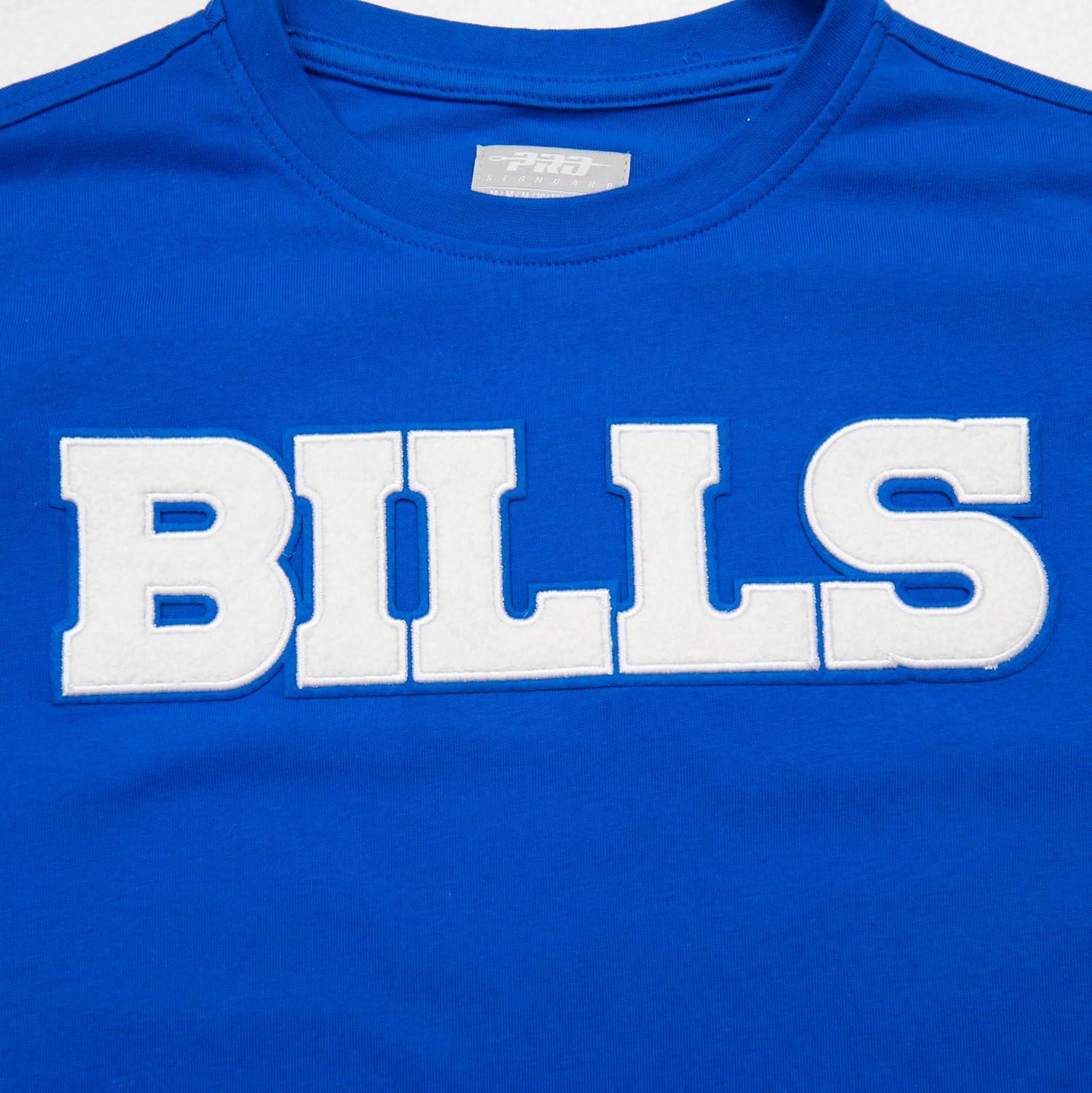 image:imagePro Standard Big Boys NFL Buffalo Bills Classic Chenille Short Sleeve Tee Royal Blue M