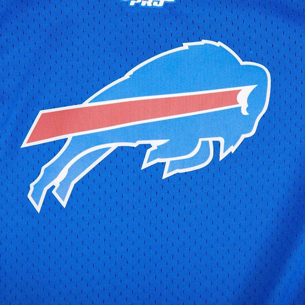 image:imagePro Standard Big Boys NFL Buffalo Bills Mesh Button Down Mesh Top Royal BlueRed S