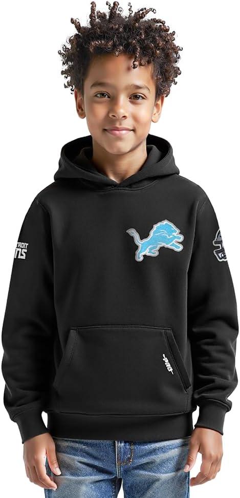 image:imagePro Standard Big Boys NFL Classic Chenille Pull Over Hoodie CardinalBlack