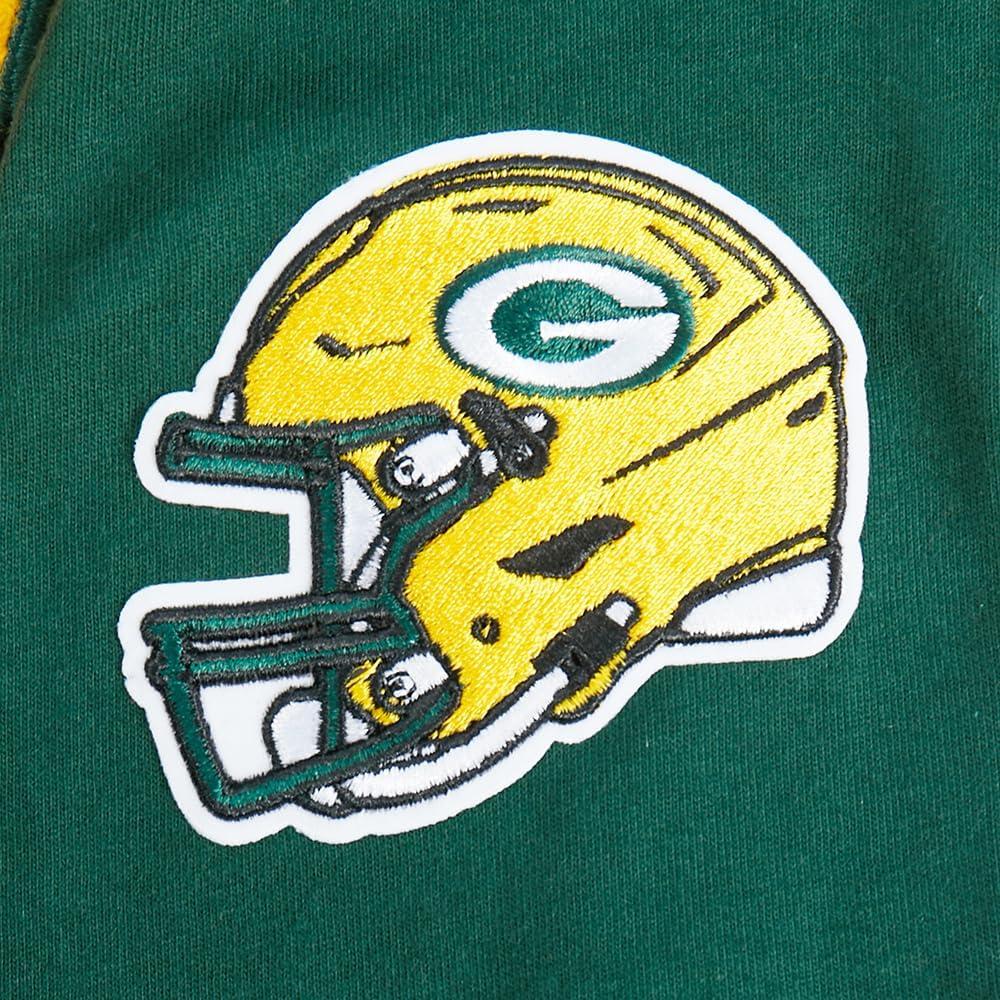 image:imagePro Standard Big Boys NFL Green Bay Packers Classic Chenille Short Sleeve Tee Forest Green S