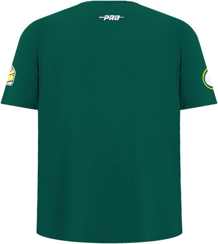 image:imagePro Standard Big Boys NFL Green Bay Packers Classic Chenille Short Sleeve Tee Forest Green S