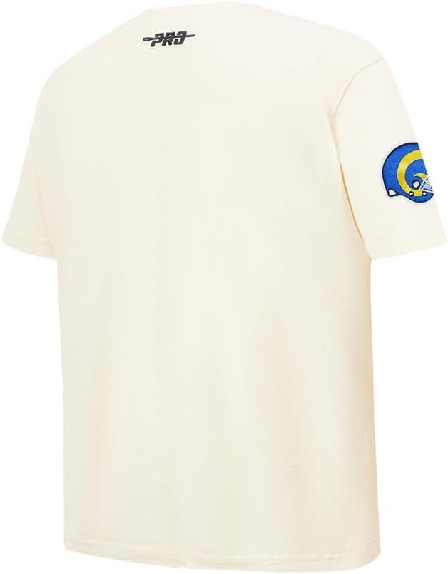 image:imagePro Standard Big Boys NFL Los Angeles Rams Retro Classics Short Sleeve Tee Eggshell M