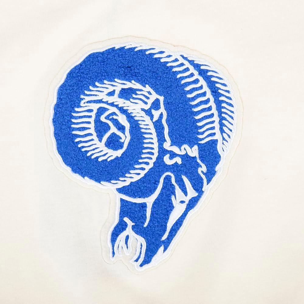 image:imagePro Standard Big Boys NFL Los Angeles Rams Retro Classics Short Sleeve Tee Eggshell M