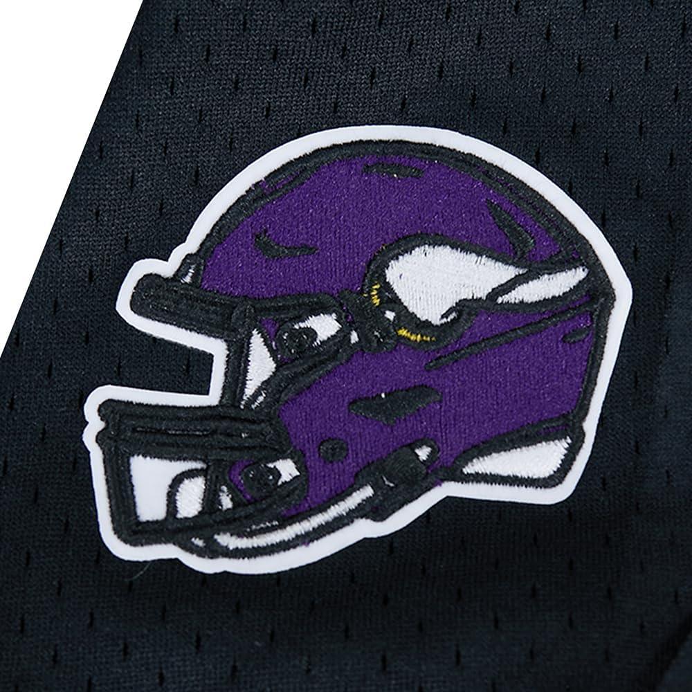 image:imagePro Standard Big Boys NFL Minnesota Vikings Mesh Button Down Mesh Top BlackPurple L
