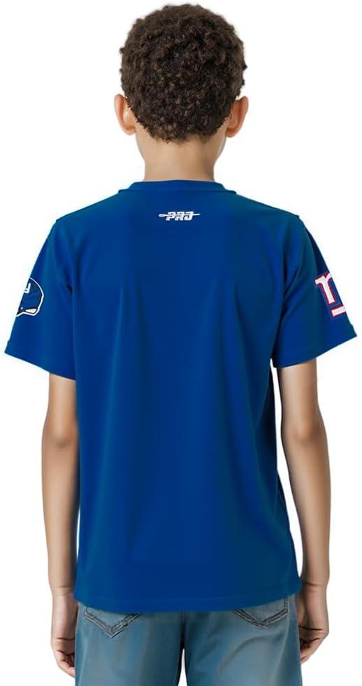 image:imagePro Standard Big Boys NFL New York Giants Classic Chenille Short Sleeve Tee Dodger Blue XL