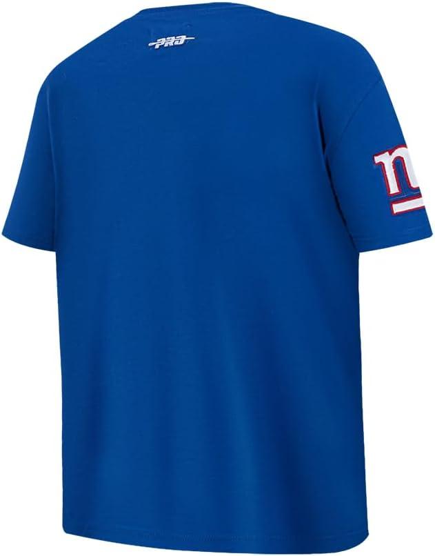 image:imagePro Standard Big Boys NFL New York Giants Classic Chenille Short Sleeve Tee Dodger Blue XL
