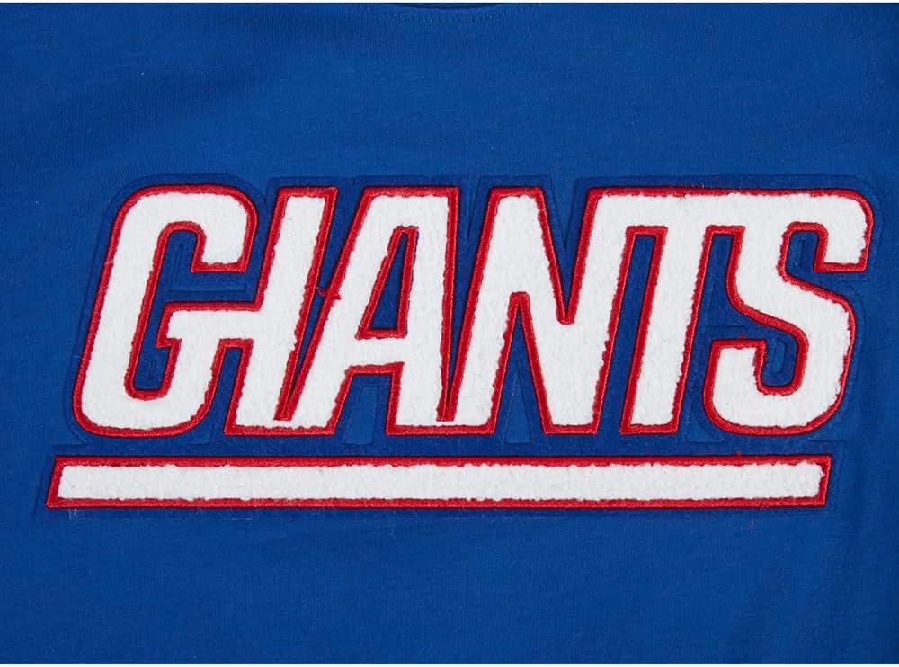 image:imagePro Standard Big Boys NFL New York Giants Classic Chenille Short Sleeve Tee Dodger Blue XL