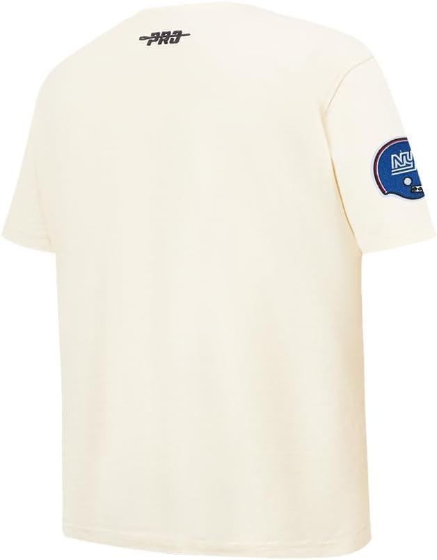 image:imagePro Standard Big Boys NFL New York Giants Retro Classics Short Sleeve Tee Eggshell L