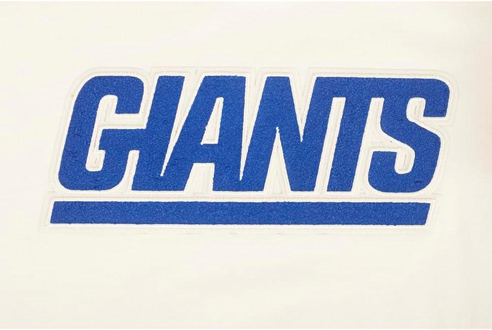 image:imagePro Standard Big Boys NFL New York Giants Retro Classics Short Sleeve Tee Eggshell L