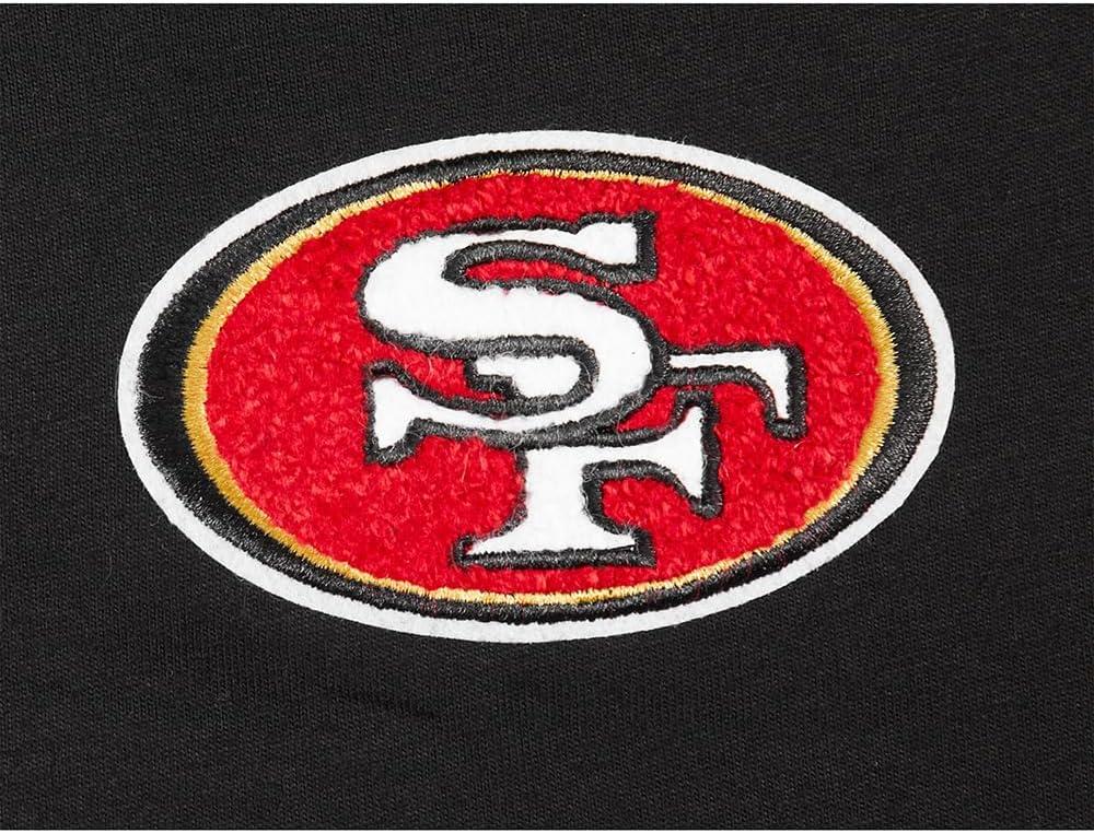 image:imagePro Standard Big Girls NFL San Francisco 49ers Classic Essentials Short Sleeve Boxy Tee Black L