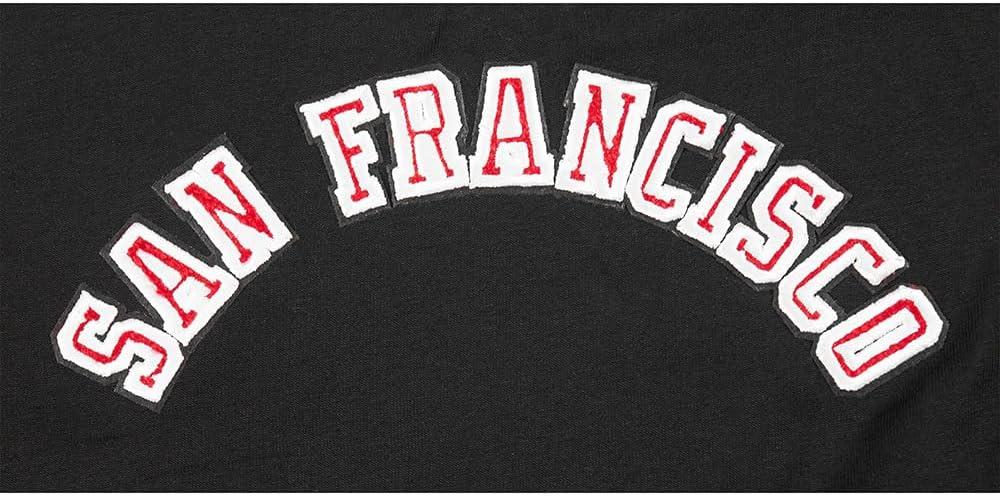 image:imagePro Standard Big Girls NFL San Francisco 49ers Classic Essentials Short Sleeve Boxy Tee Black L