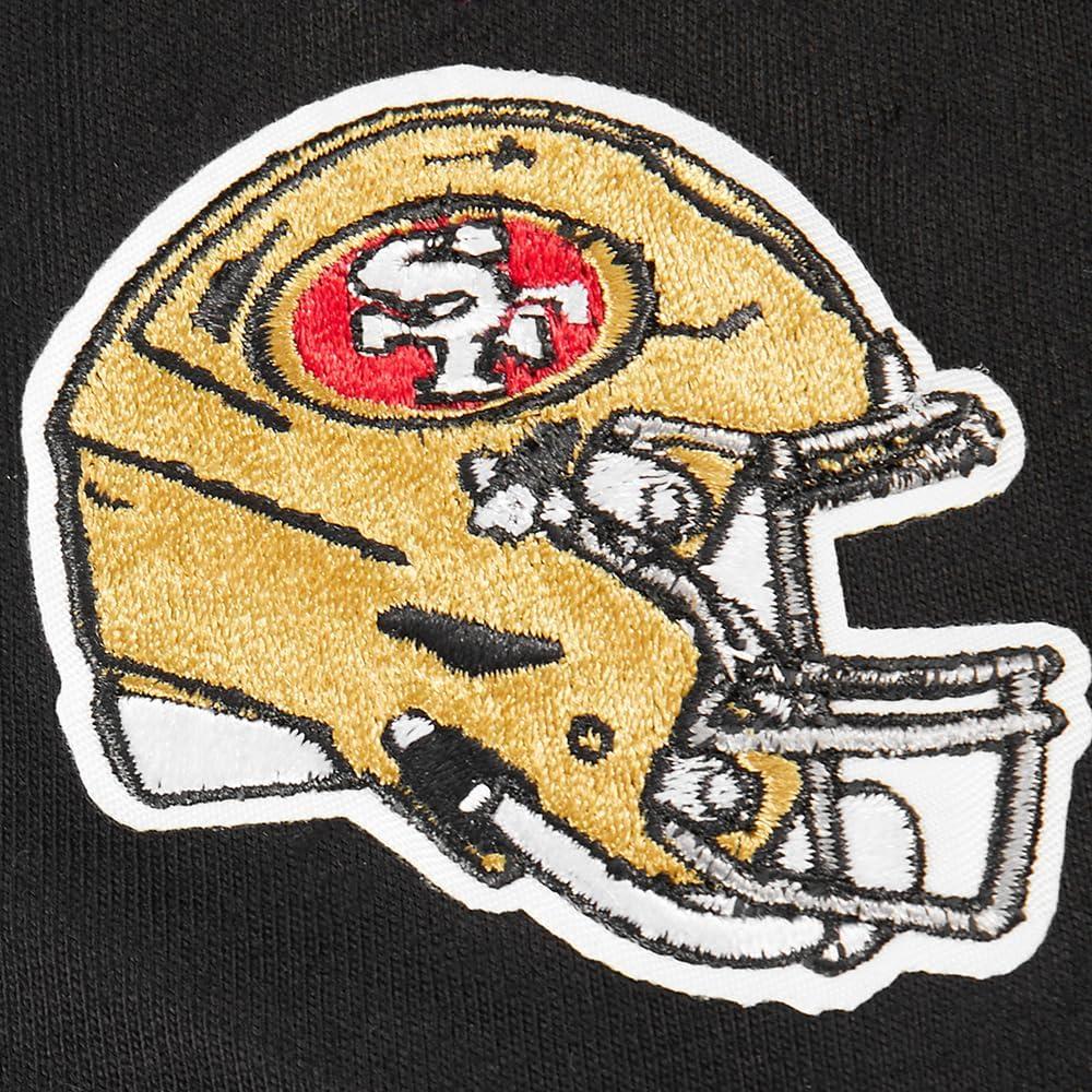 image:imagePro Standard Big Girls NFL San Francisco 49ers Classic Essentials Short Sleeve Boxy Tee Black L