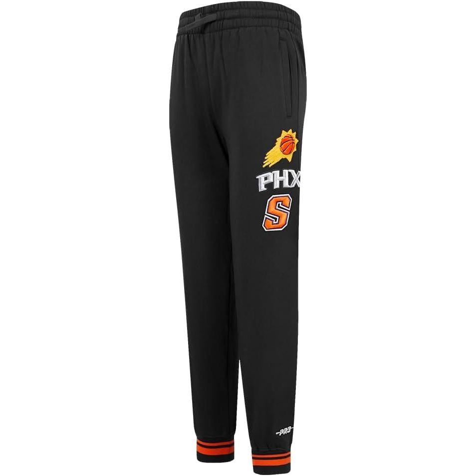 image:imageBig Kids NBA Retro Classics Fleece SweatpantBlackOrange