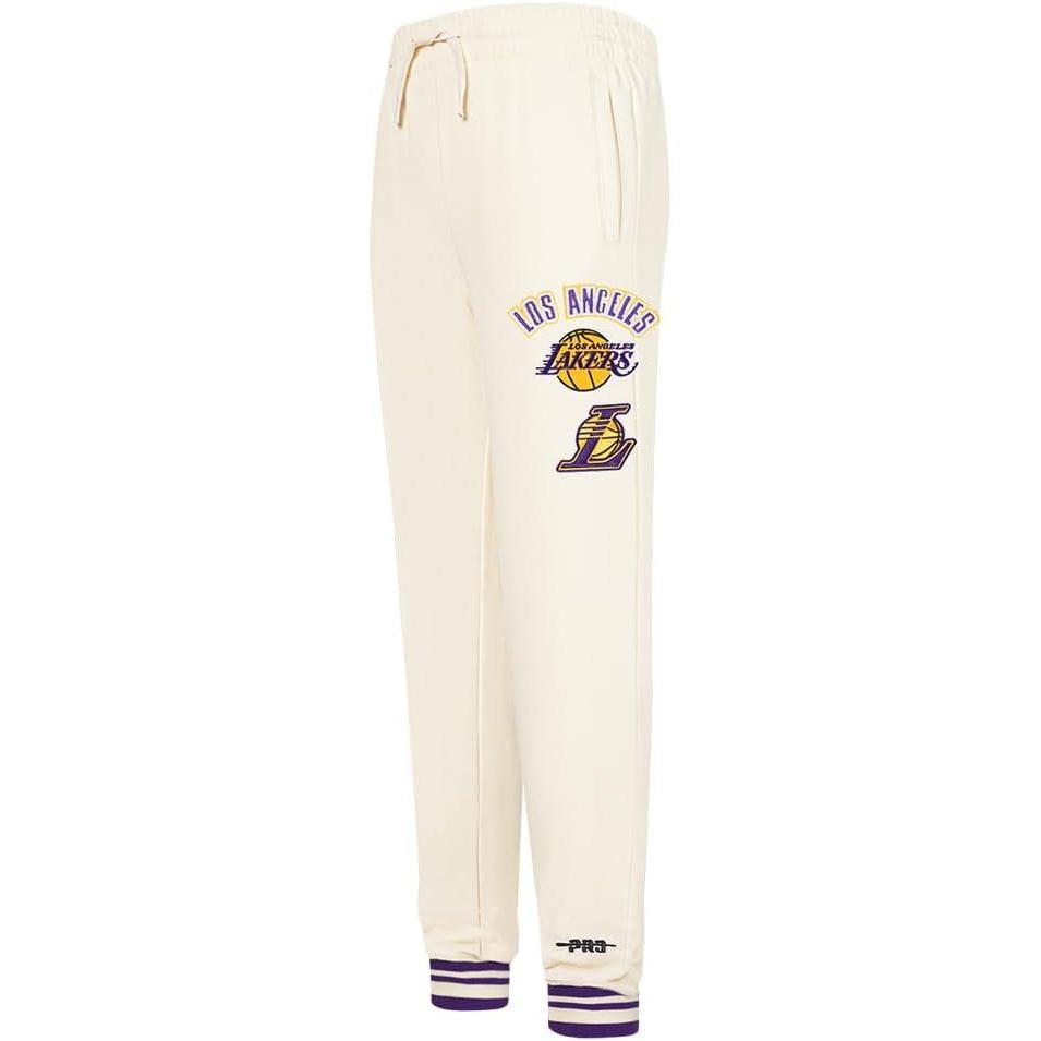 image:imageBig Kids NBA Retro Classics Fleece SweatpantEggshell Purple