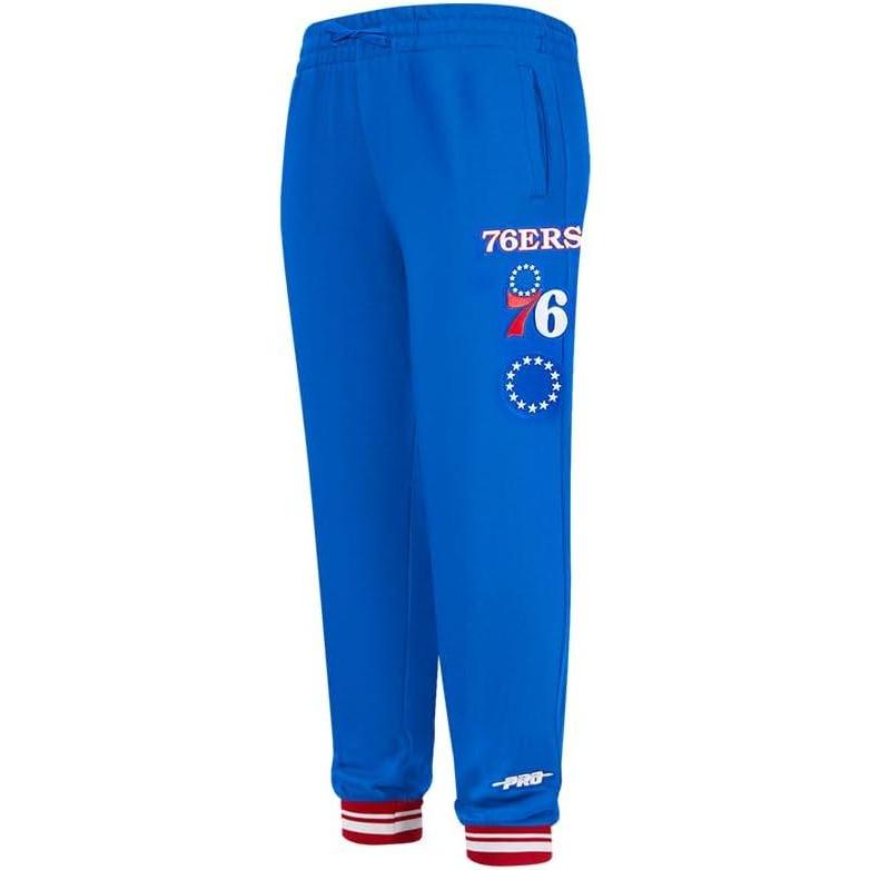 image:imageBig Kids NBA Retro Classics Fleece SweatpantRoyal BlueRed