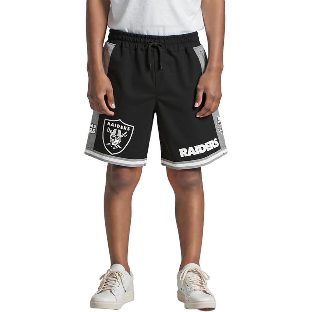 image:imagePro Standard Big Boys NFL Classic Chenille Athletic ShortBlackGray