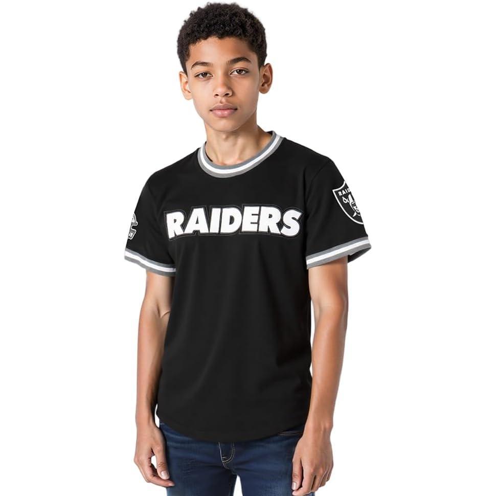 image:imagePro Standard Big Boys NFLClassic Chenille Taping TeeBlackGray