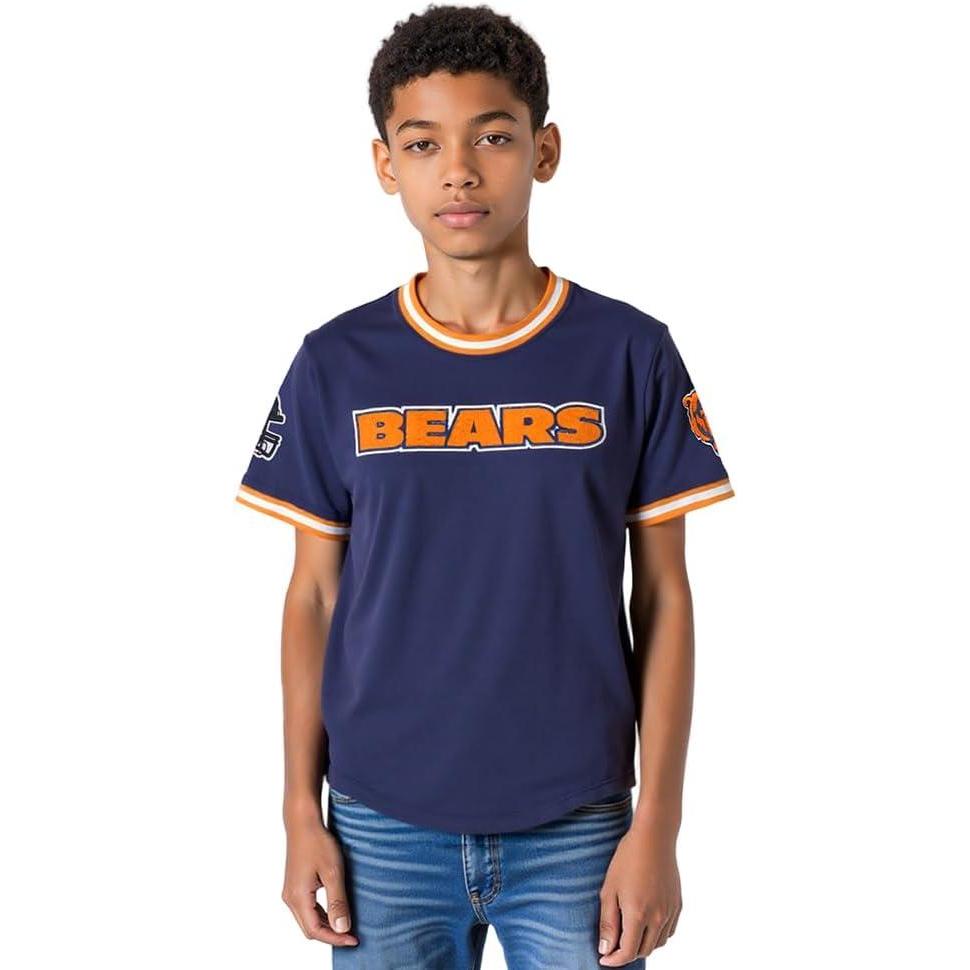 image:imagePro Standard Big Boys NFLClassic Chenille Taping TeeMidnight NavyOrange