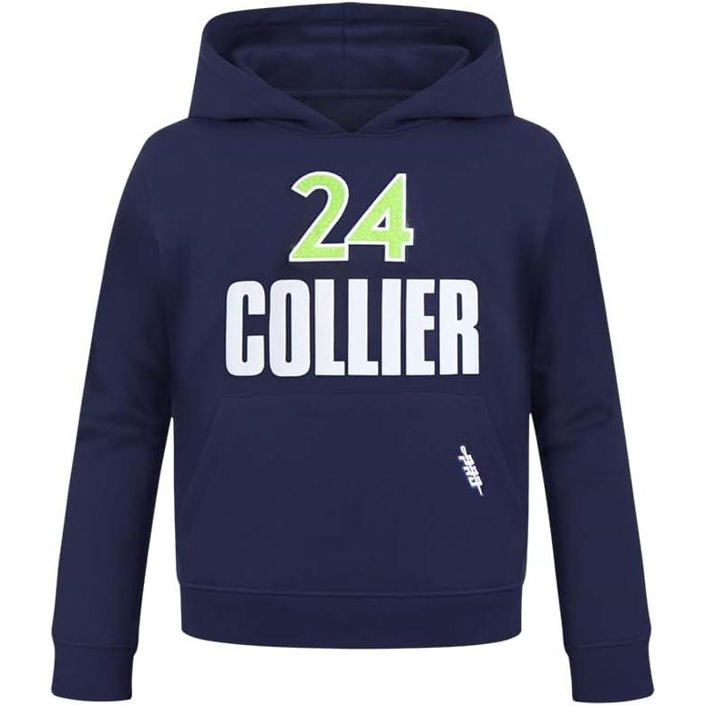 image:imagePro Standard Big Boys WNBA Minnesota Lynx Classic Player Name And Number Fleece Pull Over HoodieMidnight Navy