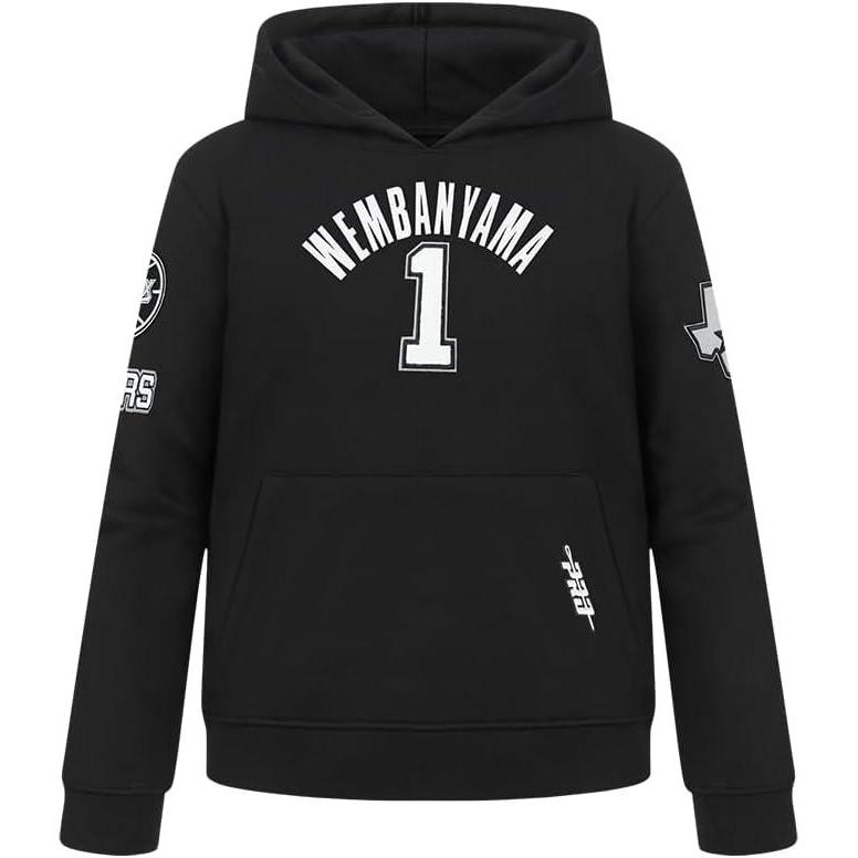 image:imagePro Standard Boys Big NBA San Antonio Spurs Classic Player Fleece Pull Over HoodieBlack