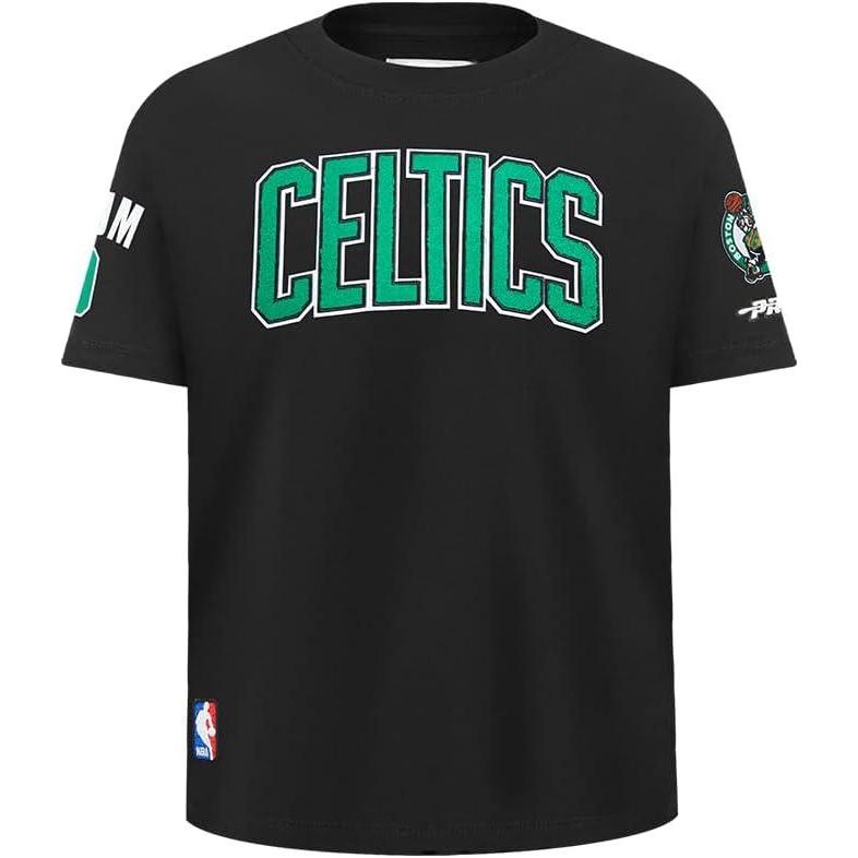 image:imagePro Standard NBA Boys Big Boys NBA Boston Celtics Classic Player Cotton Short Sleeve TeeBlack