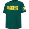 Pro Standard Big Boys NFL Green Bay Packers Classic Chenille Short Sleeve Tee Forest Green S
