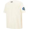 Pro Standard Big Boys NFL Los Angeles Rams Retro Classics Short Sleeve Tee Eggshell M