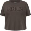 Pro Standard Big Girls NBA Neutral Cotton Short Sleeve Boxy Tee(Dark Taupe)