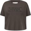 Pro Standard Big Girls NBA Neutral Cotton Short Sleeve Boxy Tee(Dark Taupe)